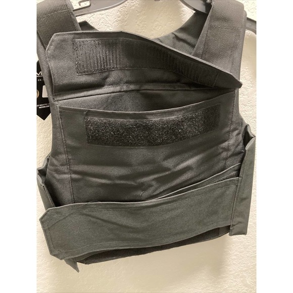 VISM NcSTAR Plate Carrier External Pocket Black 2XL+ Vest - Picture 7 of 8